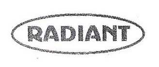 Radiant Device mark 2001278 Trademark