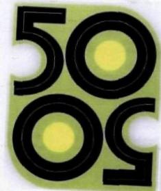 50 50 (device) Device mark 2117649 Trademark