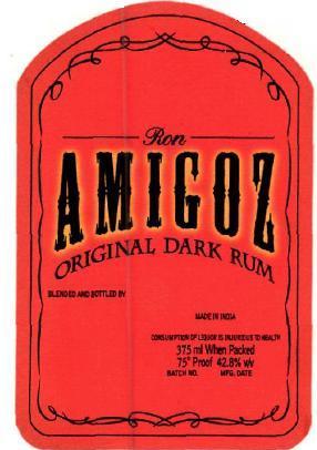 Amigoz(label) Device mark 1107743 Trademark