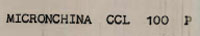 Micronchina Ccl 100 P Device mark 706934 Trademark