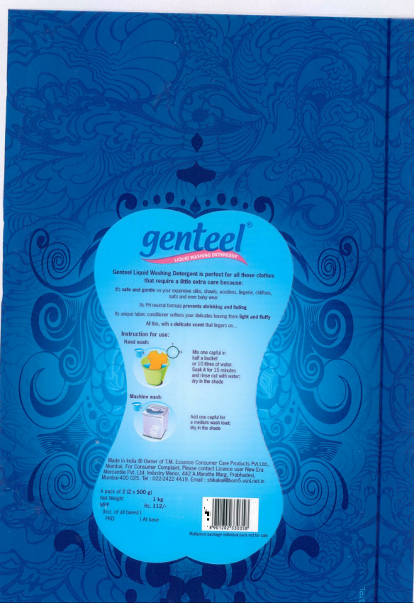 Genteel (label) Device mark 1996431 Trademark
