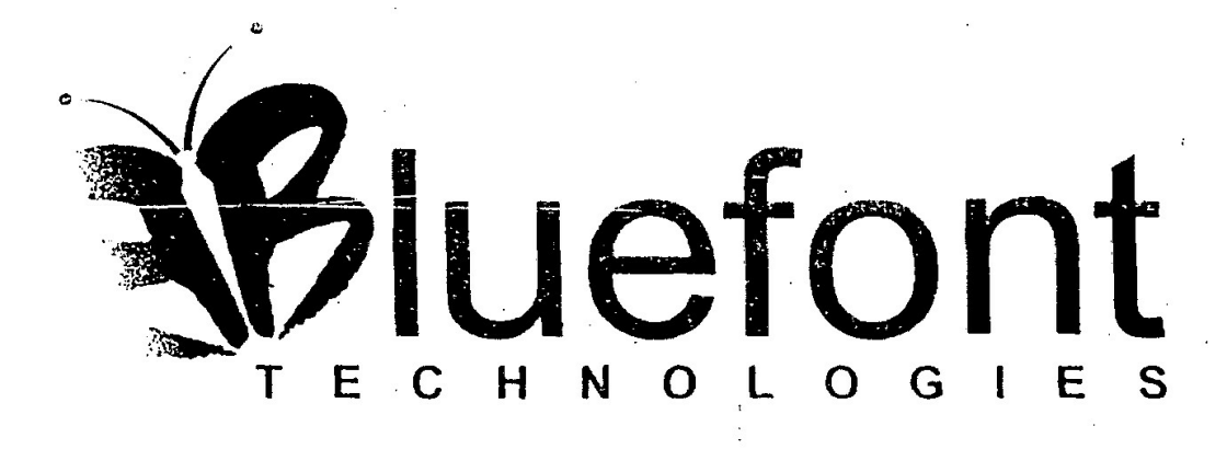 Bluefont Technologies Device mark 981101 Trademark