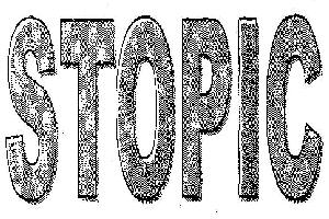 Stopic (with Device) Device mark 2090168 Trademark