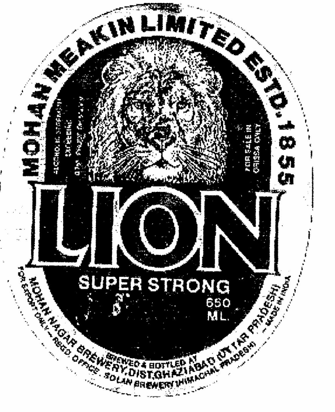 Lion (label) Device mark 547339 Trademark