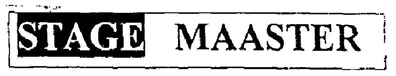Stage Maaster (label) Device mark 2138521 Trademark