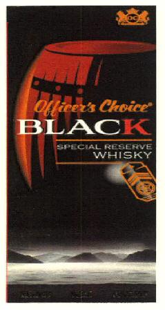 Officer's Choice Black Special Reserve Whisky Device mark 2739299 Trademark