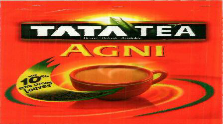 Tata Tea Agni (label) Device mark 1363210 Trademark