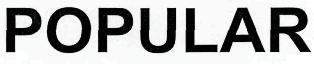 Popular Device mark 2617575 Trademark