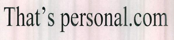 That's Personal.com Device mark 2427429 Trademark