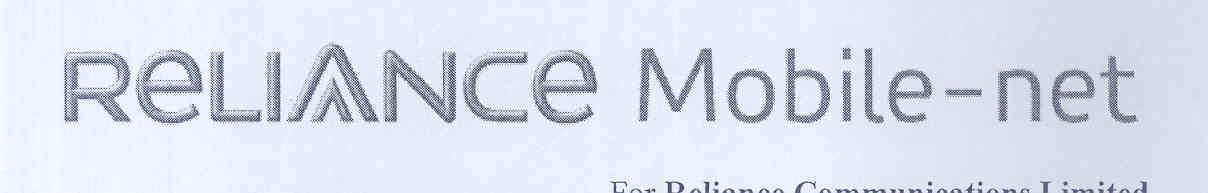 Reliance Mobile-net (device) Device mark 1698558 Trademark