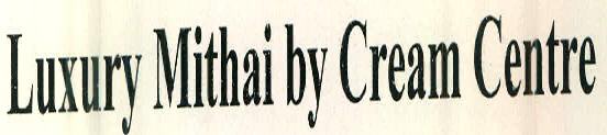 Luxury Mithai By Cream Centre Device mark 2509010 Trademark