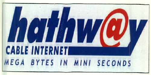 Hathw@y Cable Internet Mega Bytes In Mini Seconds Device mark 2560778 Trademark