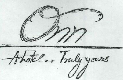 Ahatel.. Traly Yours Device mark 1932364 Trademark