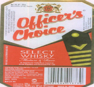 Officer's Choice Device mark 2200630 Trademark