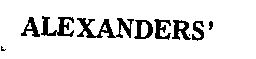 Alexanders Device mark 103905 Trademark