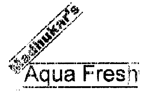 Madhukar's Aqua Fresh (label) Device mark 1987653 Trademark