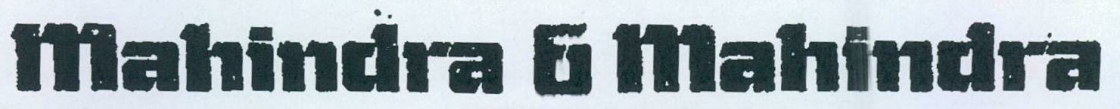 Mahindra & Mahindra Device mark 800558 Trademark