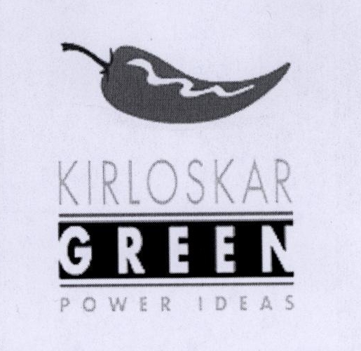 Kirloskar Green Power Ideas (device Of Chilli) Device mark 1784027 Trademark