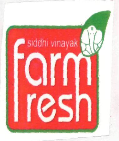 Siddhi Vinayak Farm Fresh (label) Device mark 2254174 Trademark