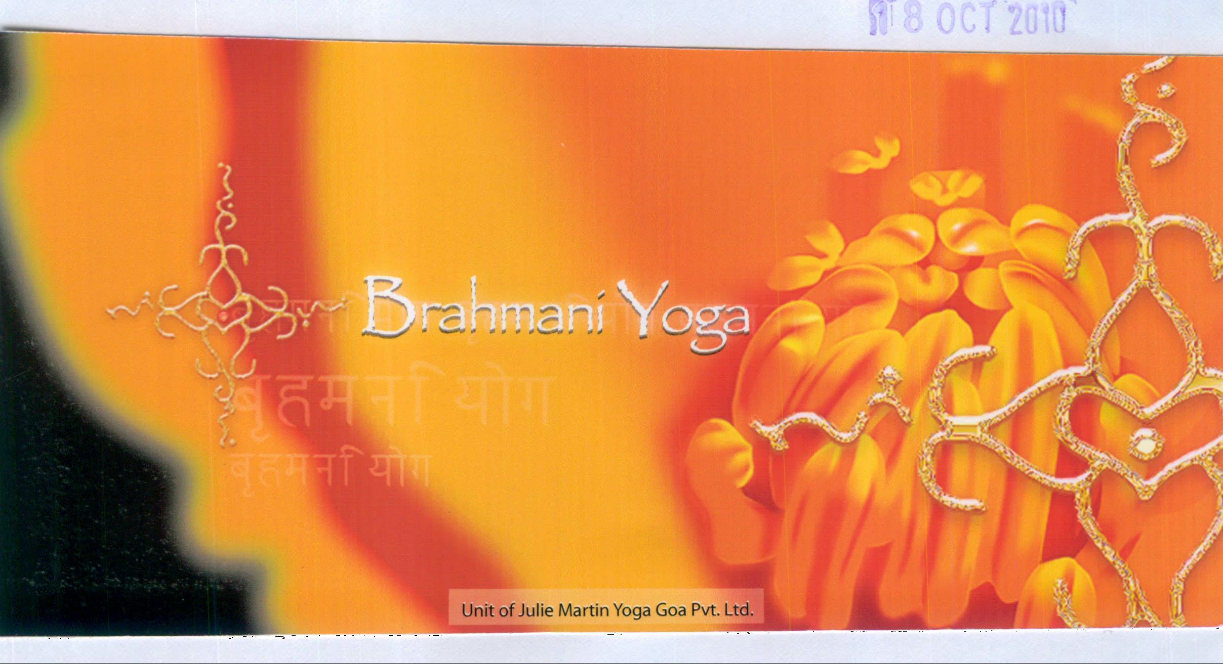 Brahmani Yoga Device mark 2039080 Trademark