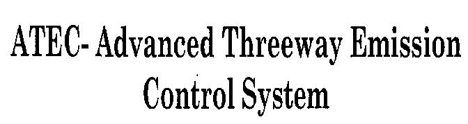 Atec-advanced Threeway Emission Control System (logo) Device mark 2258941 Trademark