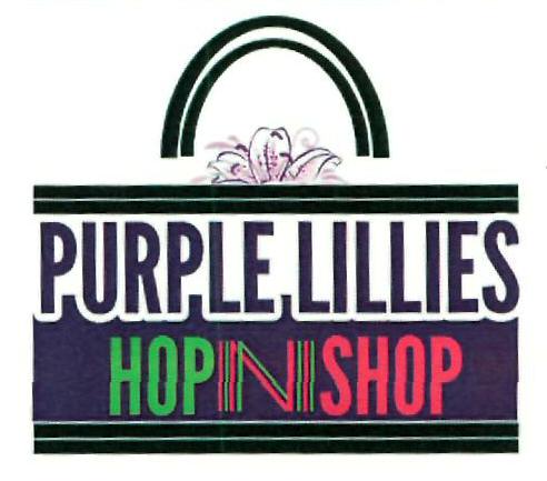 Purple Lillies Hop N Shop (device) Device mark 2426258 Trademark