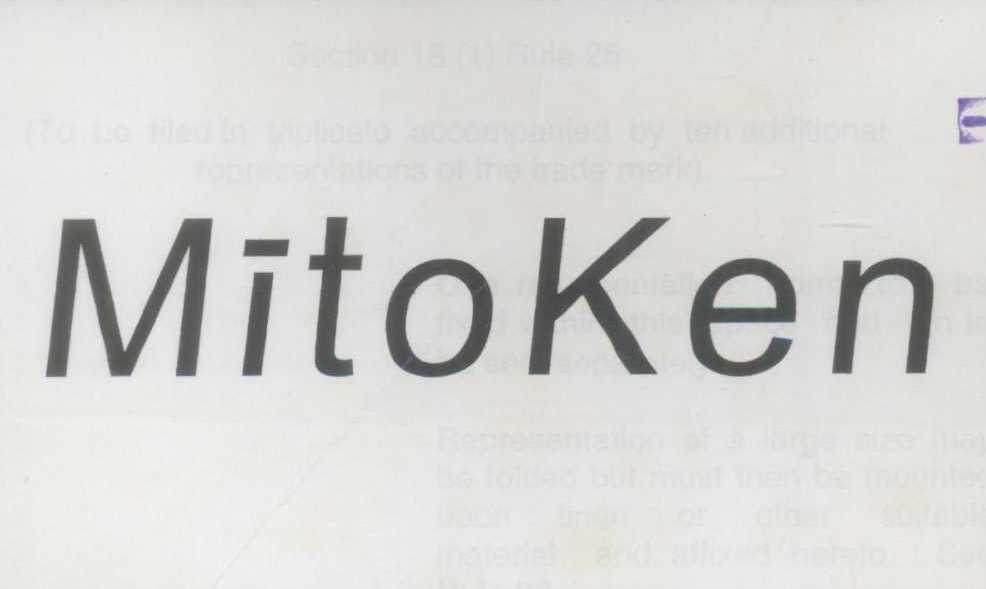Mitoken Device mark 1078626 Trademark