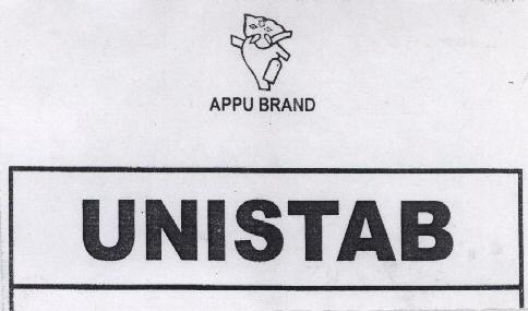 Appu Brand Unistab With Label Device mark 1423478 Trademark