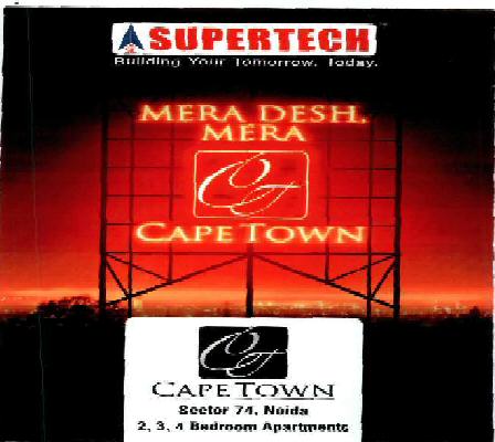 Supertech Mera Desh, Mera Cape Town Device mark 2006654 Trademark