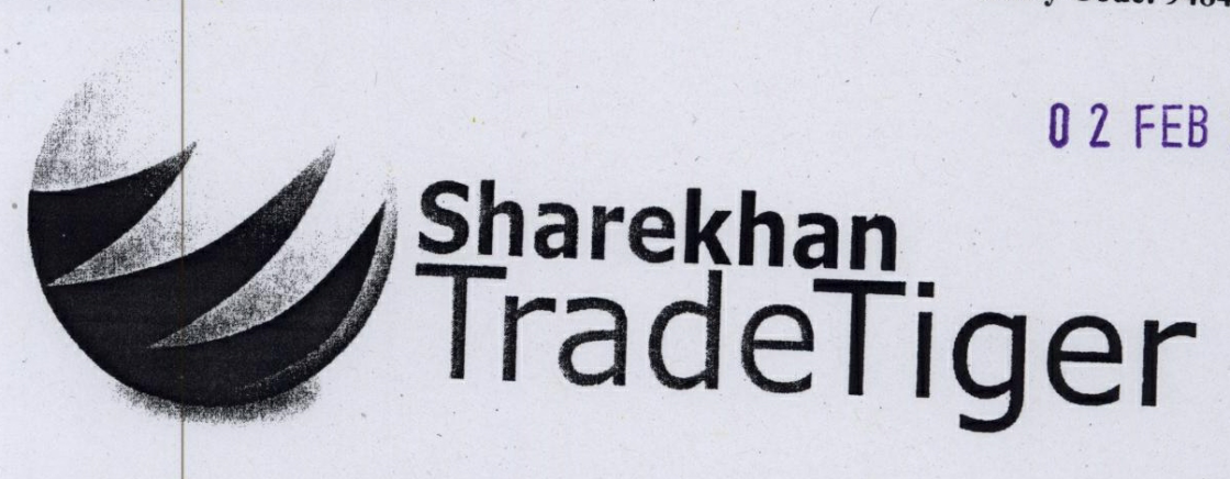 Sharekhan Tradetiger (device) Device mark 1780239 Trademark