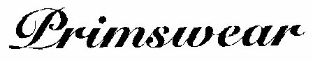 Primswear (letter Written In Special Form) Device mark 1502510 Trademark