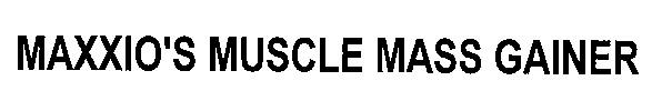 Maxxio's Muscle Mass Gainer Device mark 2791475 Trademark