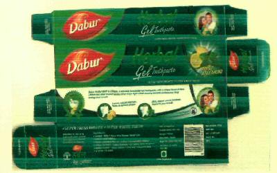 Dabur Herbal Gel Toothpaste (device) Device mark 2734386 Trademark