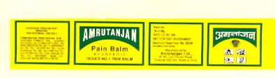 Amrutanjan, Pain Balm(device) Device mark 854170 Trademark