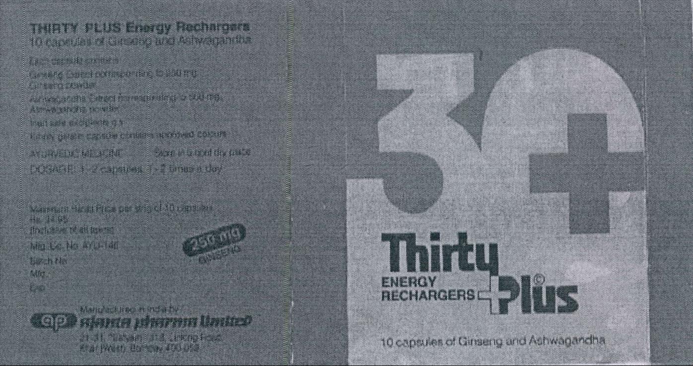 Thirty Plus Device mark 550566 Trademark