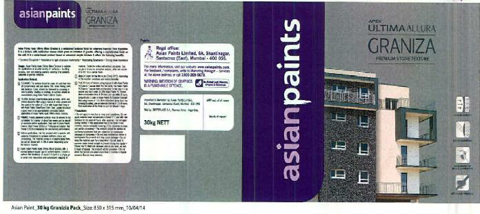 Asianpaints Apex Ultima Allura Graniza Device mark 2760259 Trademark