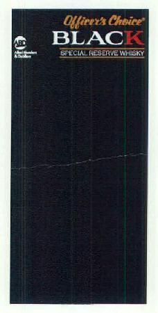 Officer's Choice Black Special Reserve Whisky Device mark 2962265 Trademark