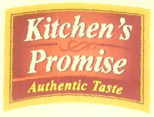 Kitchens Promise (label) Device mark 1612647 Trademark