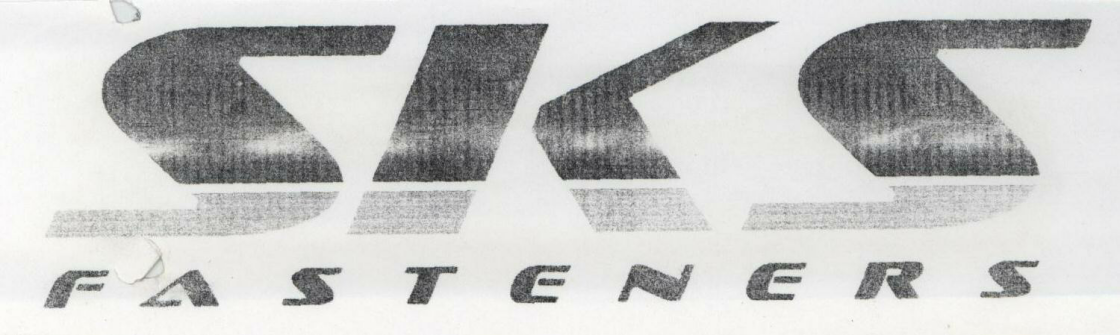 Sks Fasteners (label) Device mark 1474185 Trademark