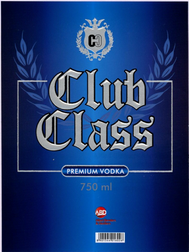 Clube Class Premium Vodka Device mark 1871860 Trademark