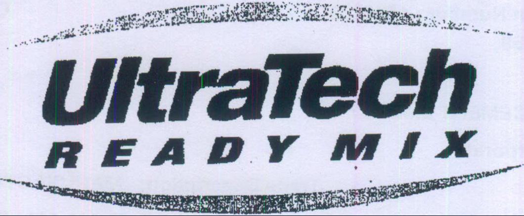 Ultratech Ready Mix (label) Device mark 1340606 Trademark