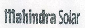 Mahindra Solar Device mark 1988326 Trademark