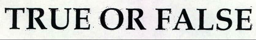 True Or False Device mark 2190820 Trademark