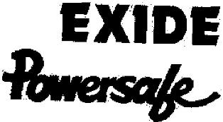 Exide Powersafe (label), De. Of Electrical Spark Device mark 1282379 Trademark