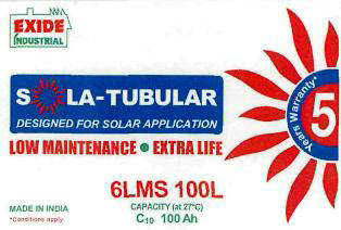 Exide Sola Tubular (device) Device mark 2506856 Trademark