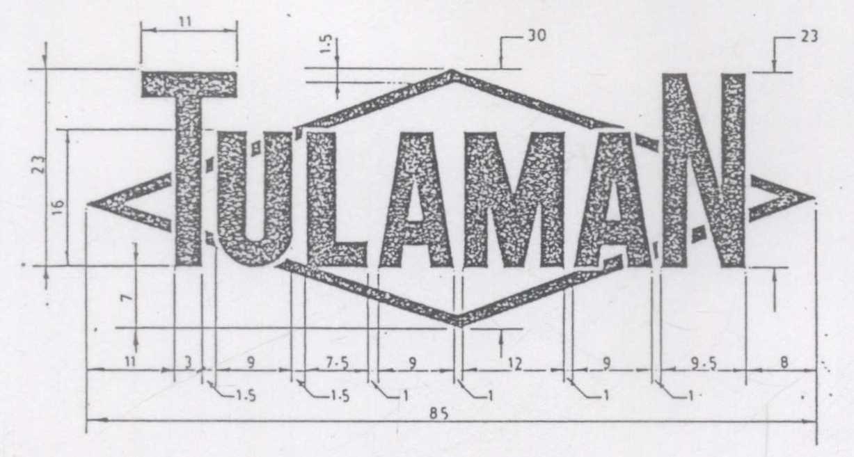 Tulaman (label) Device mark 934030 Trademark