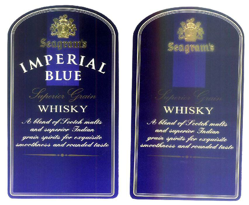 Imperial Blue With Label Device mark 1682732 Trademark