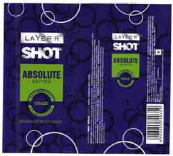 Layer'r Shot With Label Device mark 2862479 Trademark