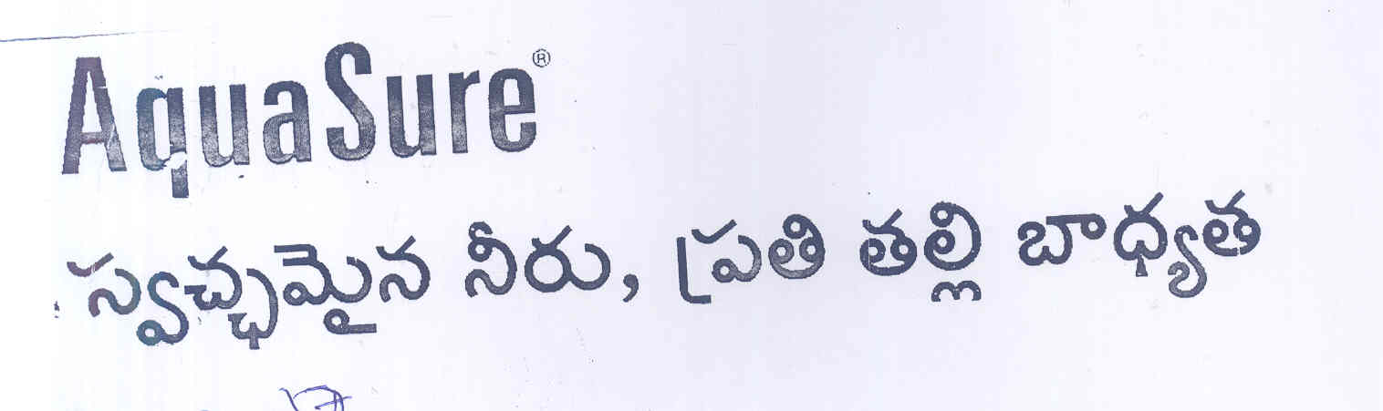 Aquasure (label) Device mark 1699753 Trademark