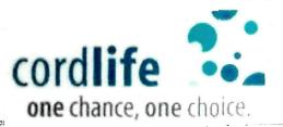 Cordlife One Chance, One Choice (device Of Half Moon, Dots) Device mark 2712819 Trademark